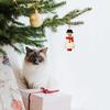 DIY Button Christmas Ornament Kit Stacked Colorful Buttons Christmas Snowman/Santa/Angel/Tree Craft Making Set