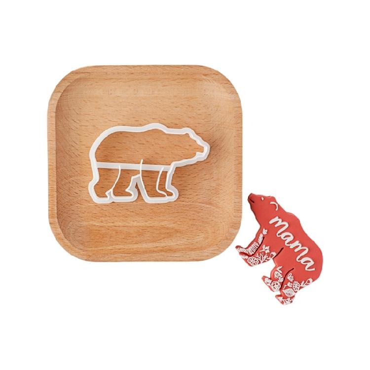 Biscuit Moulds Easy to Use Biscuit Stamps Mothers' Day Theme Plastic Material