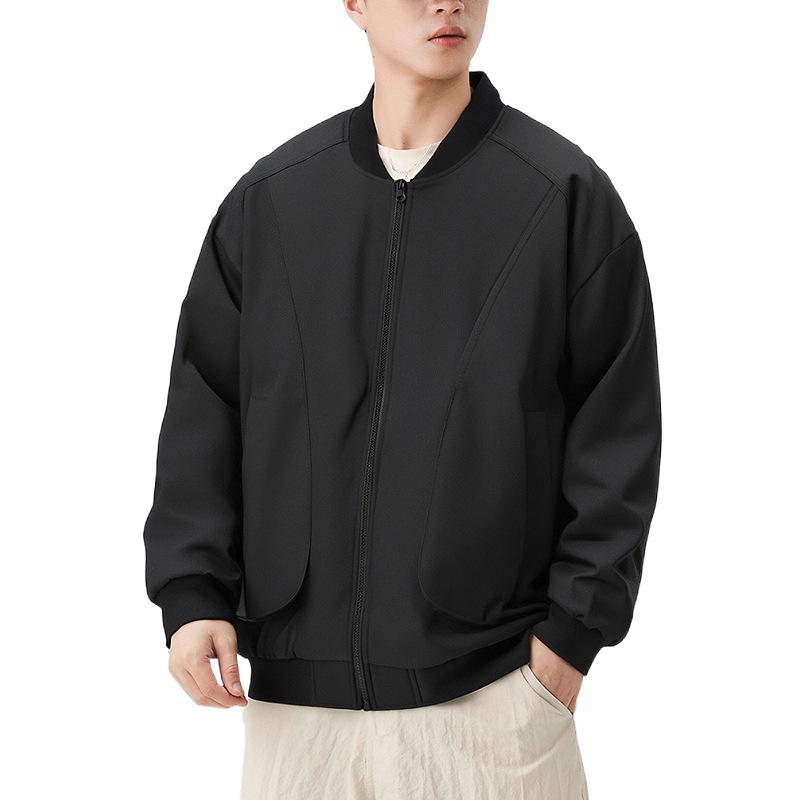 

Baseball Collar Jacket Men s Spring Suit New Men s Slim Youth Outdoor Casual Jacket Jacket 3XL