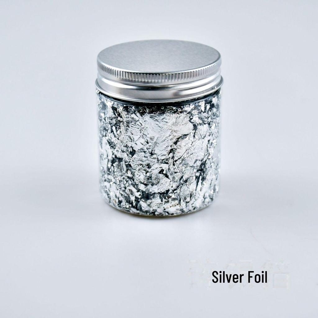 Gold, Silver, Copper, and Aluminum Foil Fragments for Nail Art & Decoration