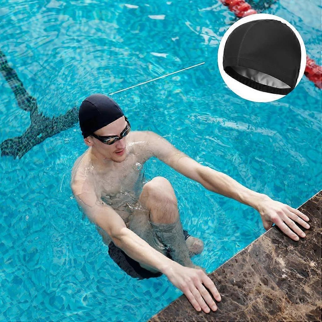 Dww-Adult Swimming Pool Swim Cap, Unisex Swimming Cap for Men and Women