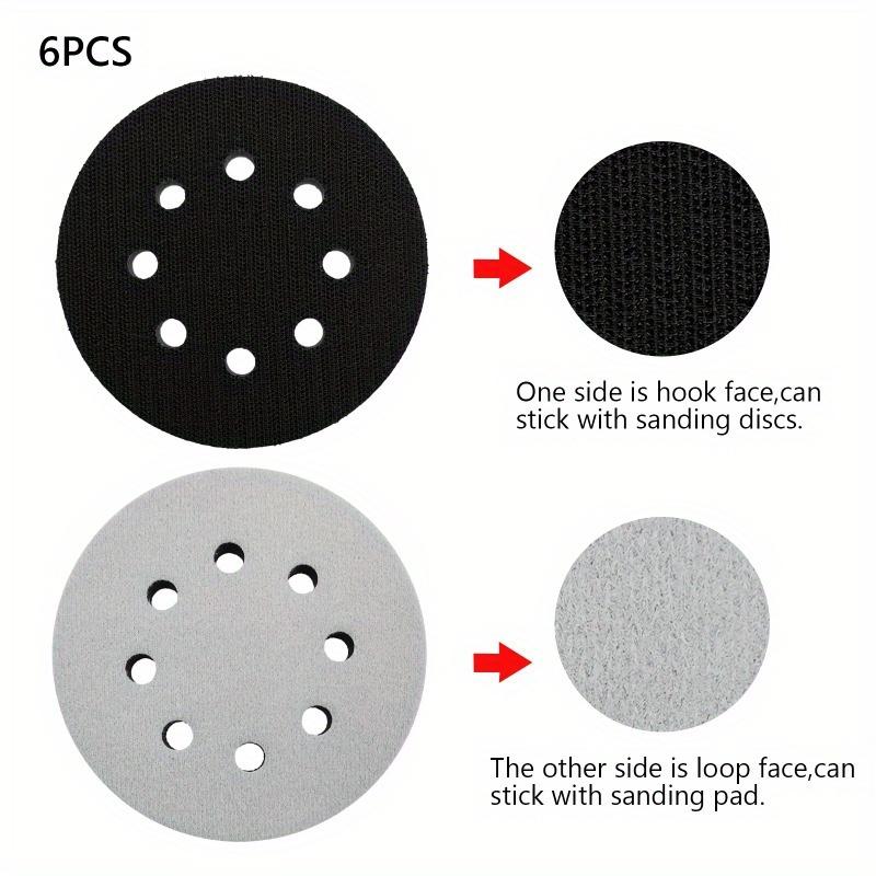 5/6 Inch with 8/9 Holes Orbital Sander Foam Interface Pad for Orbital Sander Automotive Woodworking Polishing