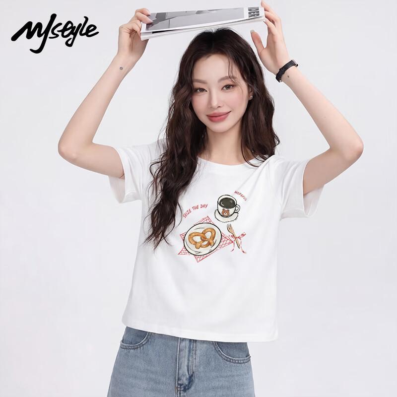 MJ Style Women s Cotton Short Sleeve T-Shirt S