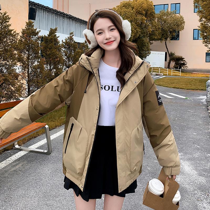 Tooling jacket jacket cotton-padded couple cotton-padded jacket winter new men's and women's short outdoor versatile
