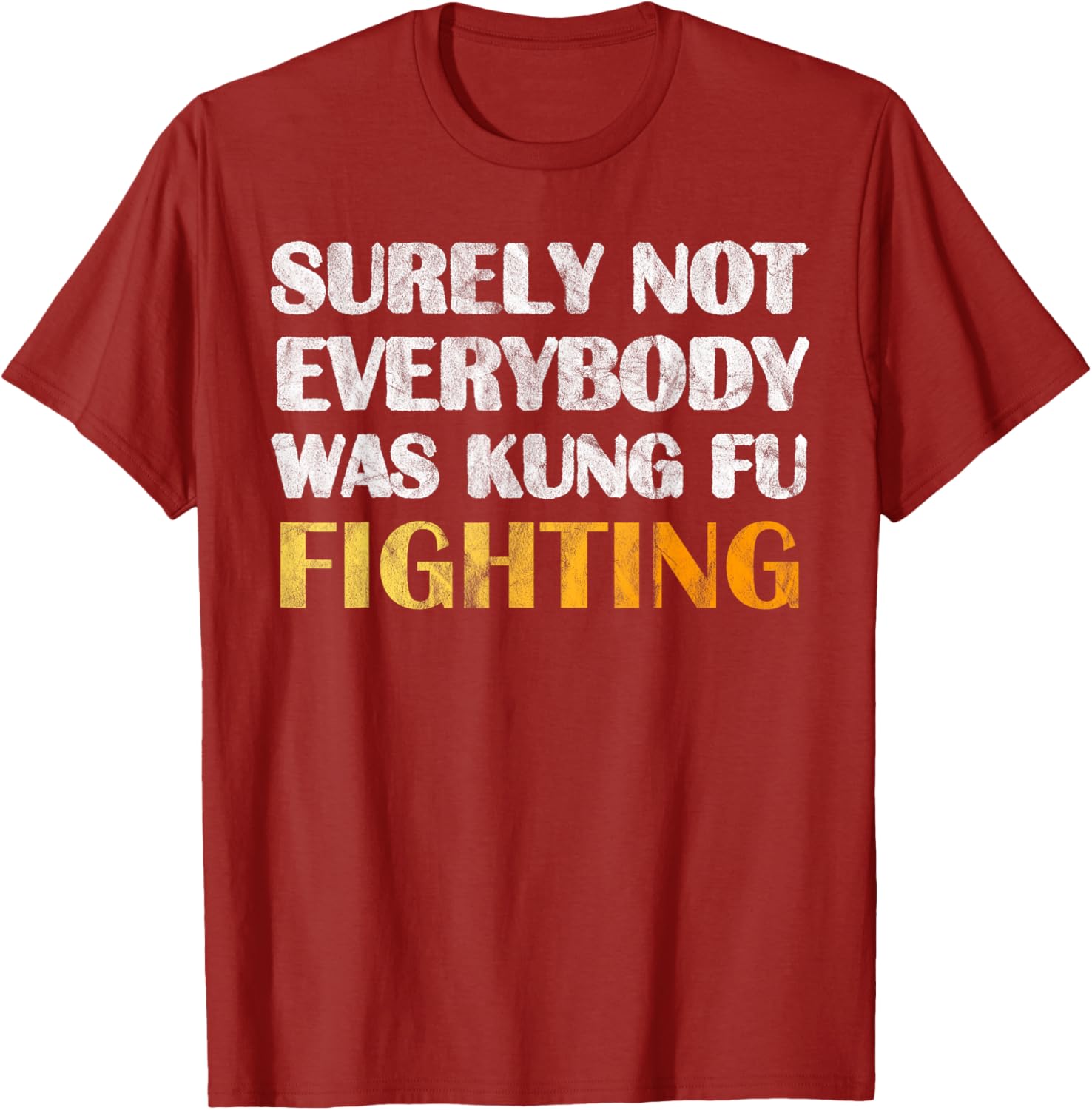 Surely Not Everybody was Kung Fu Fighting Funny Gift T-Shirt S разноцветный
