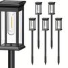 Solar Pathway Lights Outdoor Solar Lighting Garden Lamp Waterproof Landscape Lights Walkway Driveway Lawn Light Garden Decor New
