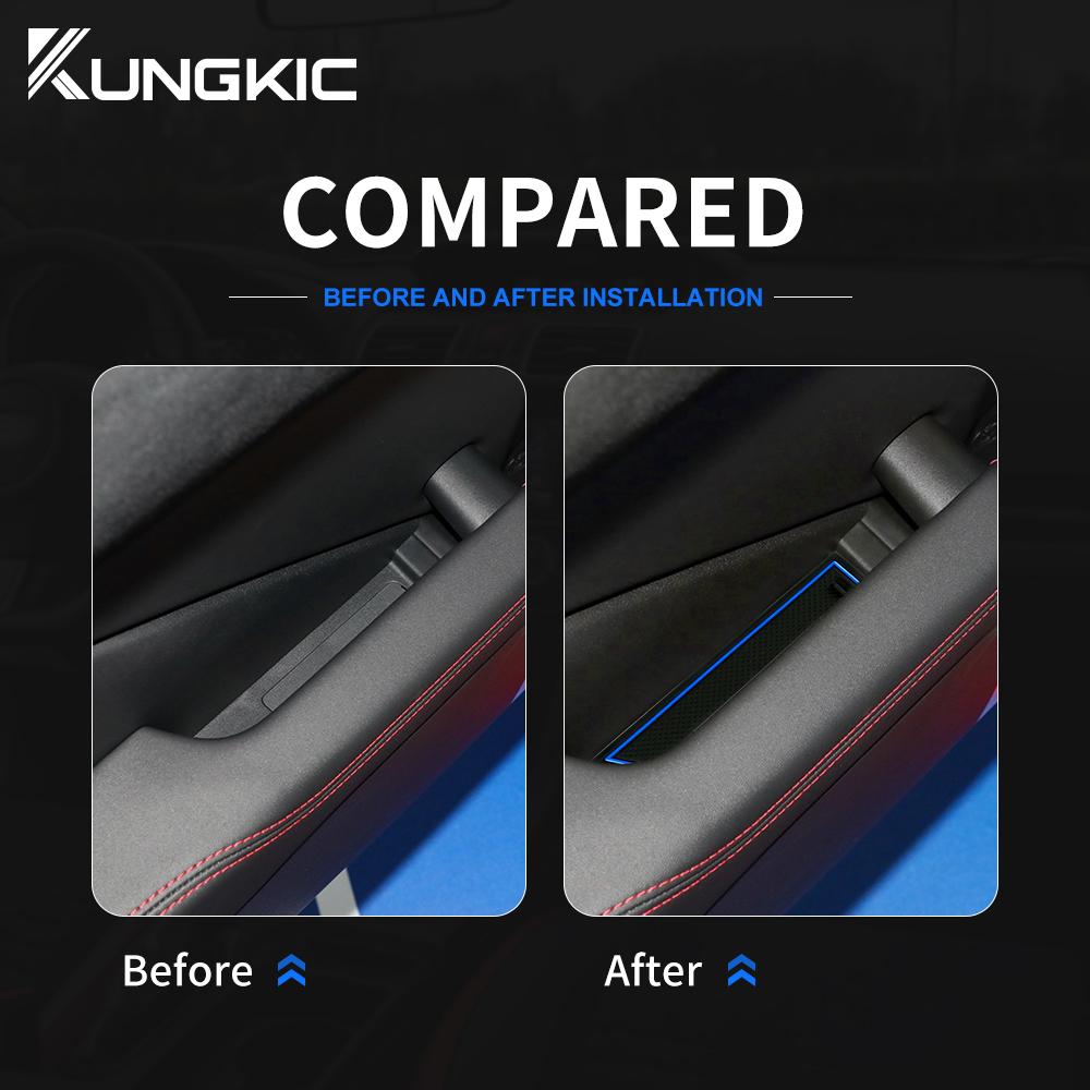 Anti-Slip Cup Mat For Subaru BRZ Toyota GR86 2025 2025 2025 2025 Dust-proof Rubber Pads Rug Gate Slot Mats Stickers Accessories
