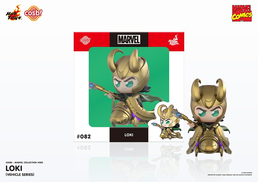 Cosby Marvel Collection Comic Loki Figure (Vehicle Series) #082 Non-scale