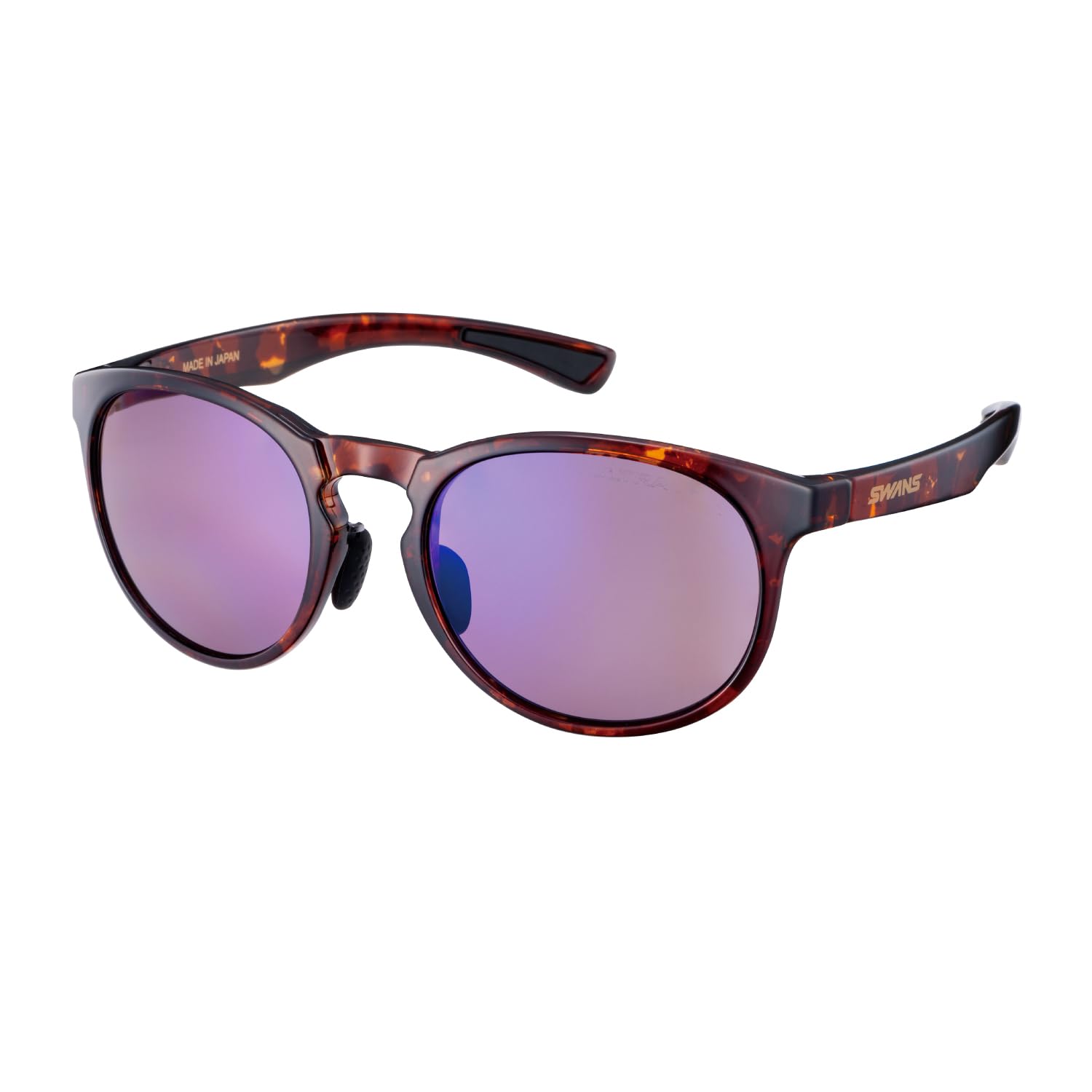 

Made in Japan Sunglasses Polarized ER DMBR Polarized ULTRA Rose Smoke Driving Golf Outdoor Round Casual Fashion [SWANS] ER5-0170 (Double-sided Multi)