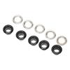 500 Sets Grommet Kit 6mm Round Copper Exquisite Easy To Use Multi Purpose   Kit for Repair Decoration