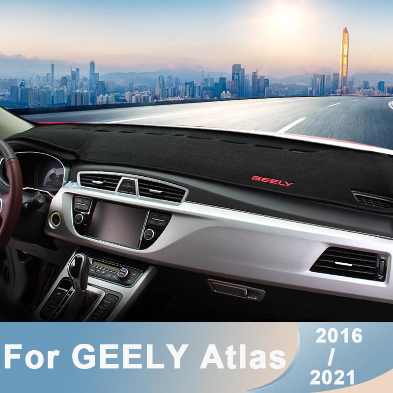 For GEELY Atlas 2016 2017 2018    LHD Car Dashboard Cover Mats Avoid Light Pads Anti-UV Case Carpets Accessories