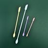 4 Mini Spatula Silicone Makeup Spatula Thin Spatula Set for Skinny Openings Tiny Scraper for Jar,Kitchen Bottle,Cosmetic