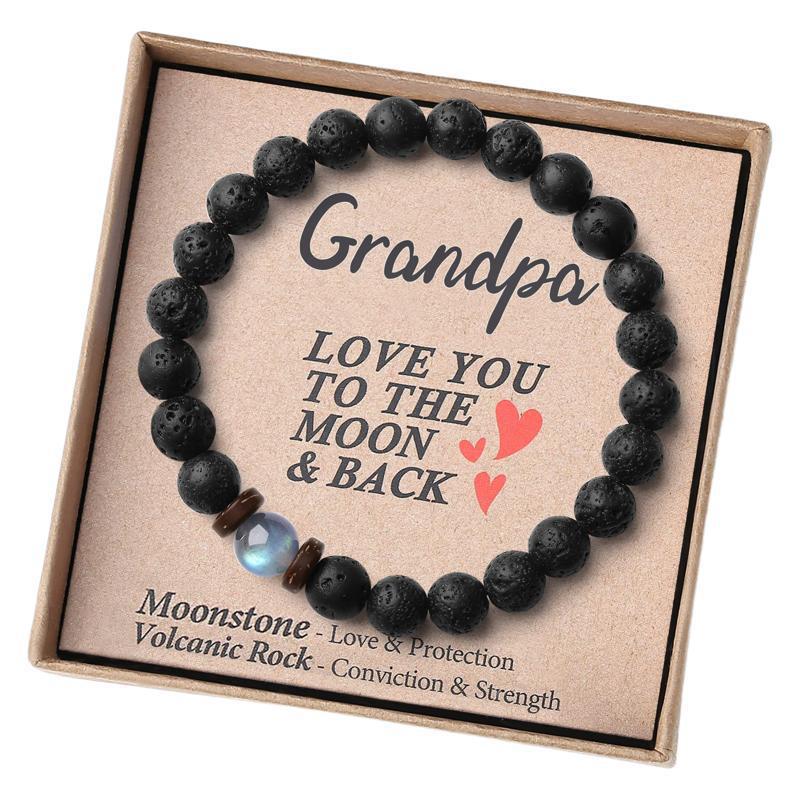 Cross-border Natural Stone Bracelet with Woven Obsidian, Crystal, and Agate Beads