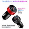 Car Charger 2 USB Ports Fast Charging Digital Display Car Accessories For Mercedes Benz AMG W205 W204 W203 W211 GLC GLE CLA W212 W213 W201 W210 W124