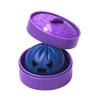 Relaxation Stress Ball Dumpling Squeeze Toy with Purple Steamer Creepy Steamed Bun Relief Steamer for Halloween Home Office Fidget Calming Toys