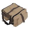 Soft Canvas Dog Hiking Pack Breathable Mesh Dog Camping Pannier Pet Self Carry Bag  Daily Walking