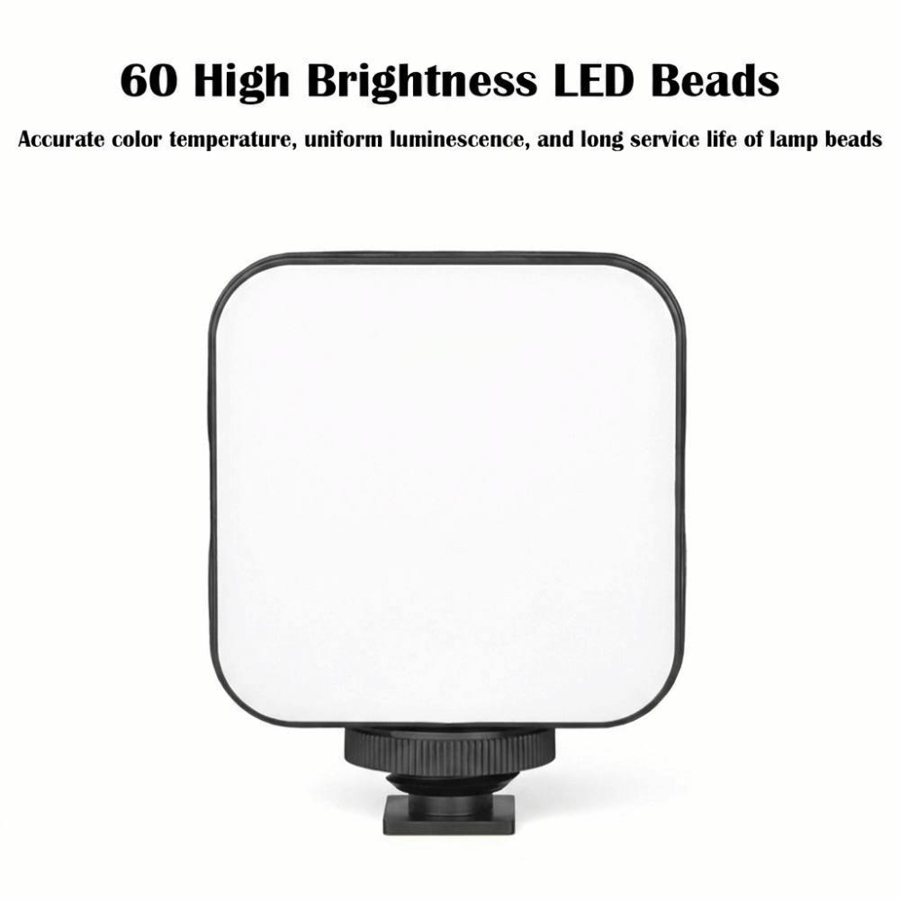 Mini RGB Fill-in Light USB Charging Dimmable Photography Lamp 6000K Portable LED Video Light for Canon/Nikon/Sony Mobile Phone