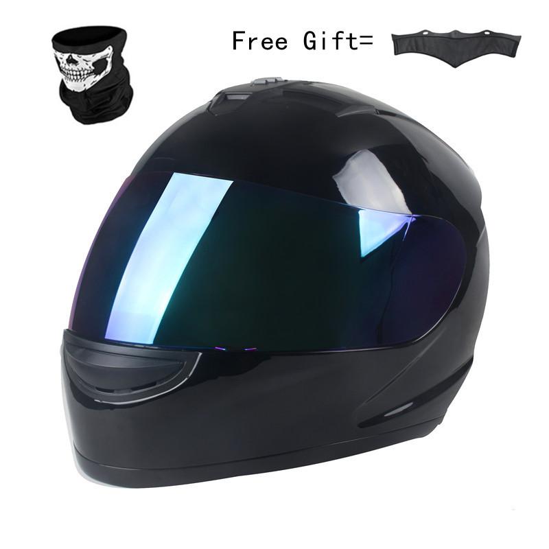 Fashion Full Face Motorcycle Helmet for Men & Women DOT Approved Top Quality CE Certified with Removed Neck Warmer