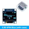 TZT 0.96 inch OLED 4PIN 7PIN  IIC Serial White Display Module 128X64 I2C SSD1306 12864 LCD Screen Board  for Arduino