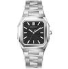 Fashion Casual Luxury Men'S Stainless Steel Square Quartz Watch Available