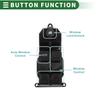 Motoforti Power Window Switch Window Control Switch for Honda CR-V 2002-2006 No.35750S9A305/35750S9AC01ZA Black