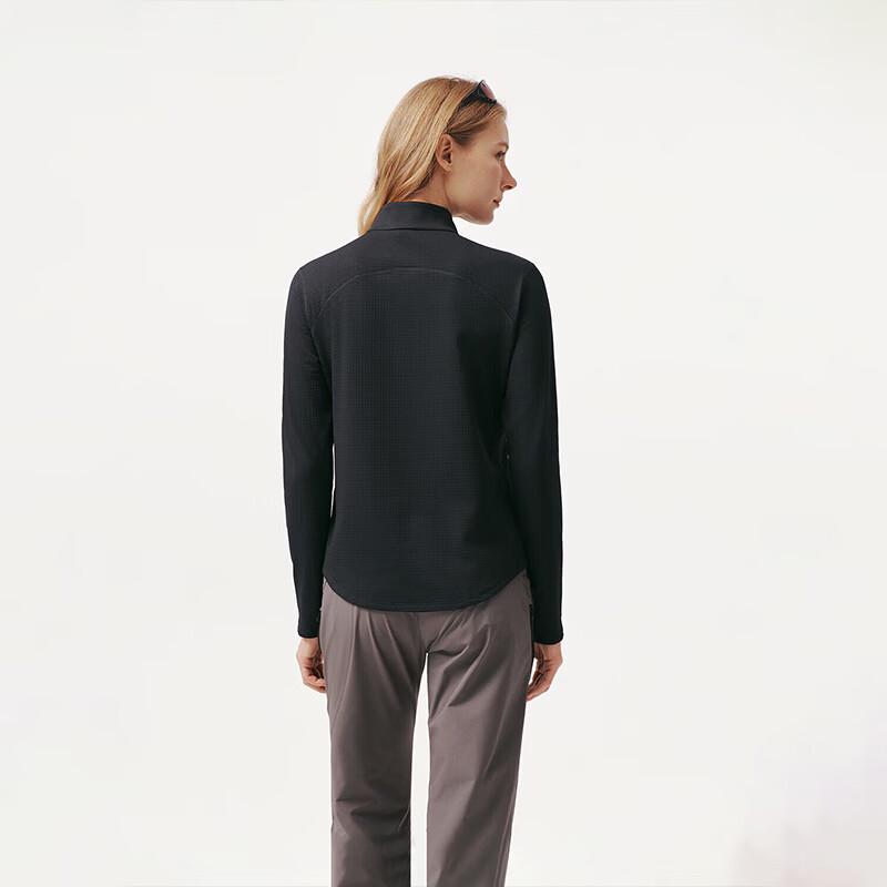 Women's Waffle Thermal Half-Zip Pullover