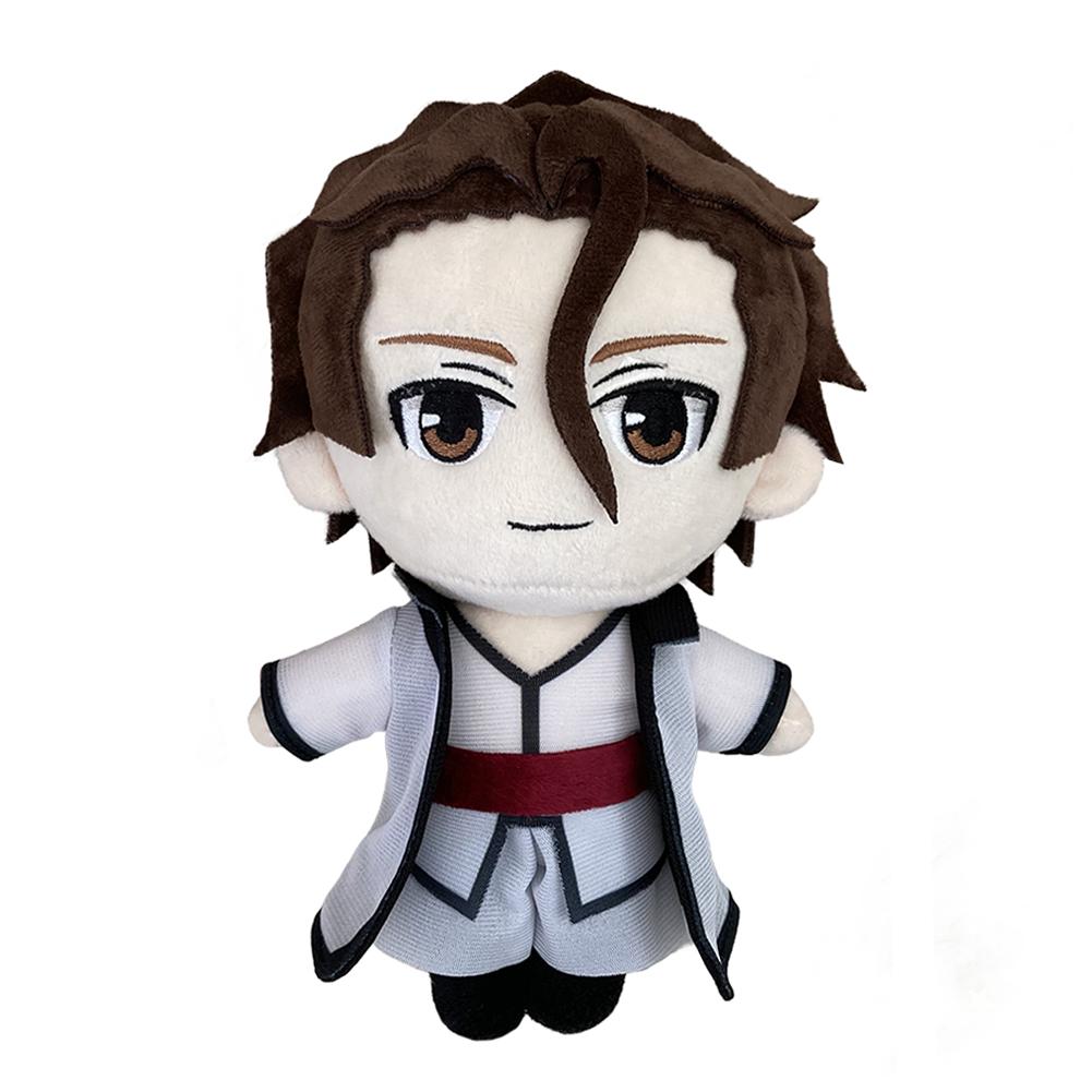 Anime Plush Doll Aizen Sousuke Zaraki Kenpachi Plushie Kuchiki Byakuya Kurosaki ichigo Plush Toy Cosplay Soft Stuffed Pillow Gif