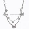 Design Punk Streetwear Butterfly Biker Chain Jeans Pants Fashion Women Key Chain Belt Double Layers Trousers Chain for Men Women