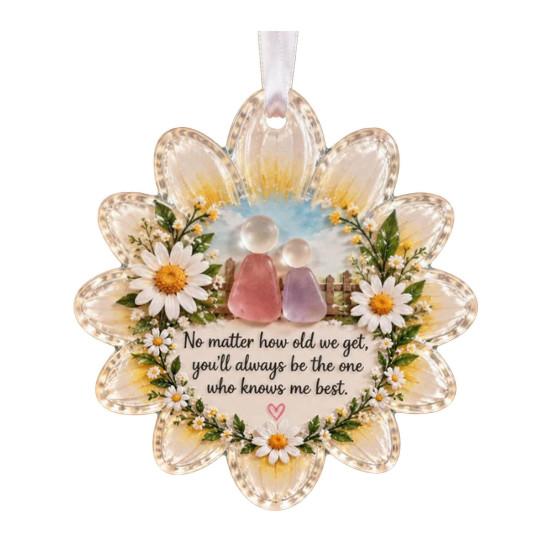 Christmas Hanging Ornaments Heartfelt Holiday Keepsake Ornament, Acrylic Decoration for Loved Office Party Decor Ones, Tree Pendant Home Party,