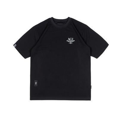 Achellelando Bt14Bk Mesh Layer Oversized Athletic T-Shirt Black
