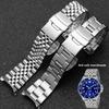 22 мм Нержавіюча сталь Ремінець для дайвінгу Для Casio Duro Mdv107-1A MDV106-1A Замінний ремінець для годинника Чоловічий Металевий складаний пряжка Браслет