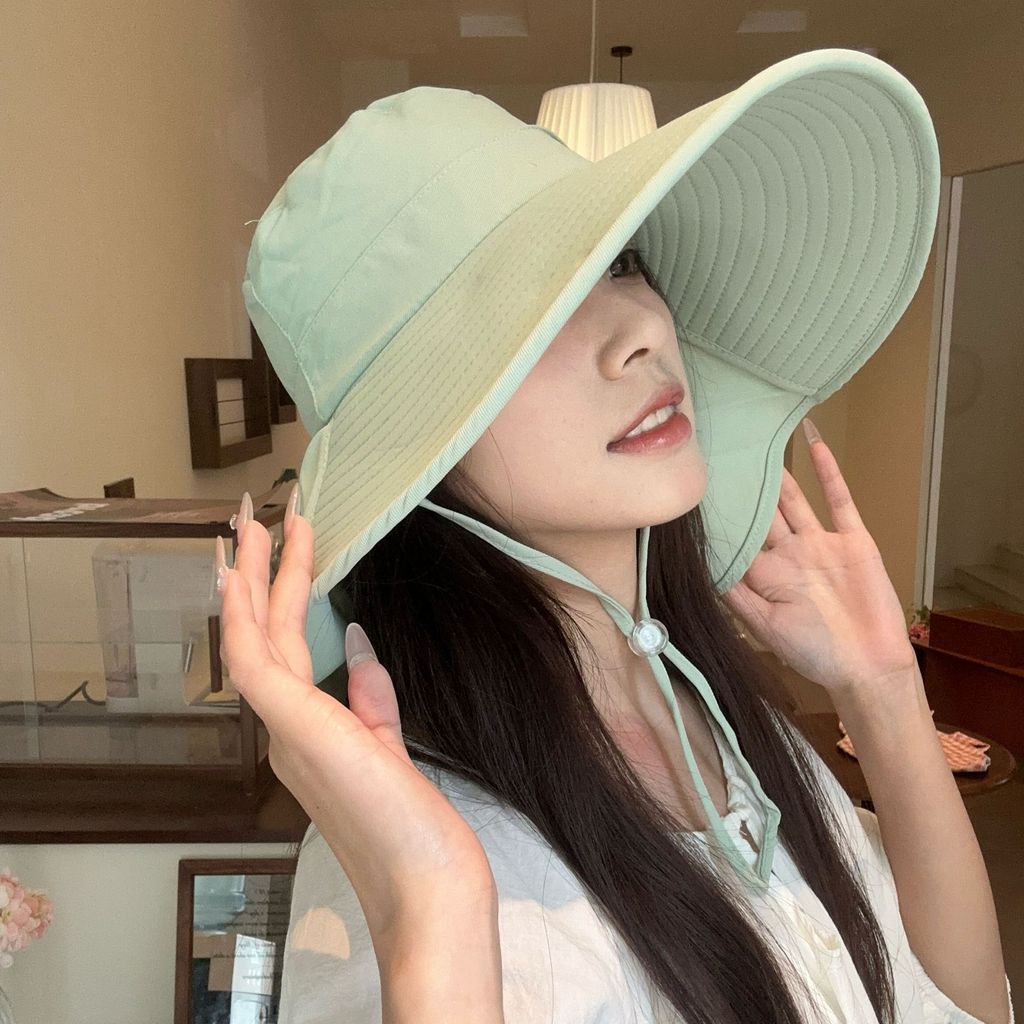 Summer Fisherman Hat With Wide Brim Uv Sun Protection For Men Women