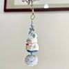 Game Love And Deepspace Zayne Cosplay Keychain Kawaii Resin Snowman Pendant Phone Chain Keyring Key Chain Bag Accessories Gift