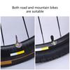 3Pcs Bicycle Tire Valve Sticker Universal Bike Valve Pad Sticker Tire Air Nozzle PVC Sticker Valve Decal Protector Cover
