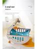 Universal Washable Cat Bed with Scratching Board and Toy Hammock