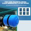 Fish Tank Brush Magnet Scratch-Free Magnetic Aquarium Glass Cleaner Mini Algae Cleaning Scrapers Good Magnetic Cleaning Tools