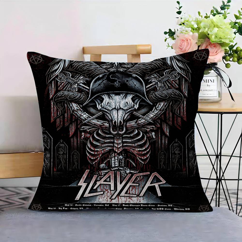 Band S-Slayer-R Maple Design Cushion Cover Happy Autumn Harvest Decor Holiday Decorati Pillow Cover