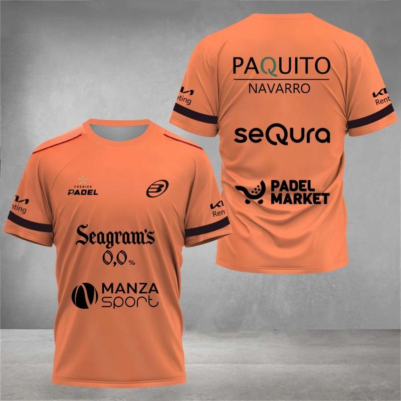 Tricou Bărbați Cool Absorbție Transpirație Mânecă Scurtă Nouă Vară Sport Mânecă Scurtă Respirabil Mânecă Scurtă Padel Top Bărbați Tricou