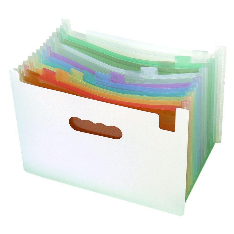 Insert Vertical Telescopic File Holder 24-Grid Folder