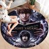 Death Note Round Area Rug Carpet Rug For Living Room Bedroom Sofa Playroom Decor Nonslip Floor Mat