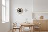 LEJA wall clock 37cm wooden OAK premium