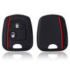 Key Fob Cover Protection For Peugeot 206 107 207 307 2007 406 Keychain Holder For Citroen C3 C1 C2 Berlingo Case Caps