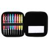 9pcs Extra Long Handle Crochet Hooks Set Plastic Handle Ergonomic Crochet Hooks  For Arthritic Hands
