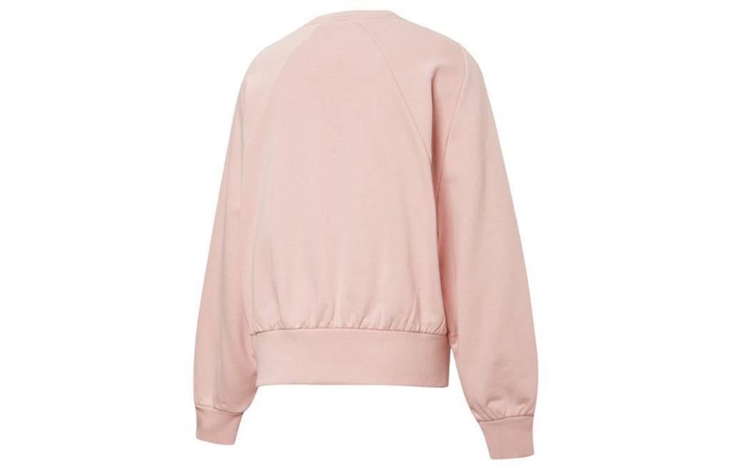 PUMA Sweatshirts Women's Pink Crew Neck Moderate Regular 531292-15