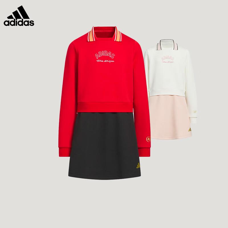 

Adidas Big Kids JG KN DRESS Casual T-Shirt Dress 164