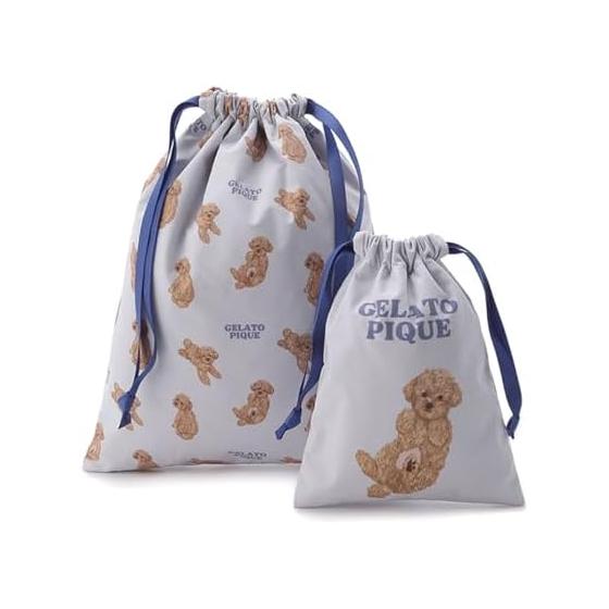 gelato pique 2-piece dog drawstring set gelato pique