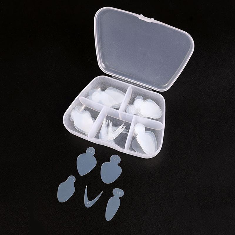 60Pcs Reusable Soft Silicone Pads Stencil French Sticker Nail Art Extension Duet System Dual Forms French Manicure Builder Tool