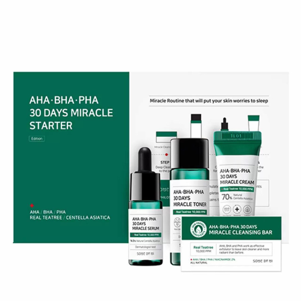SOME BY MI AHA BHA PHA 30 Days Miracle Travel Kit AUTHENTIC STORE