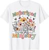 Motherhood Is My Ministry Homeschool Mama Flowers Floral Gift Unisex T-Shirt Mens Womens Tees Top