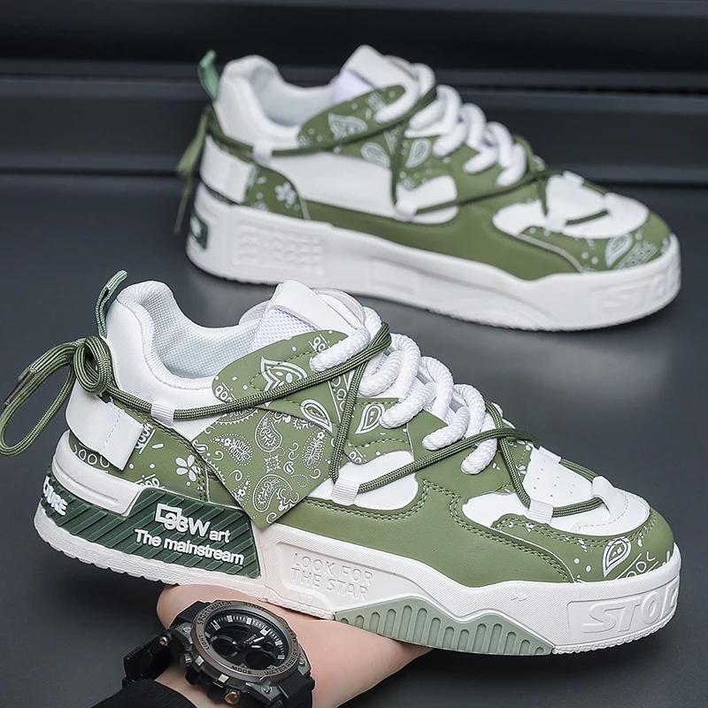 2025 New Summer Men's Shoes VersatileNiche Original Casual Flat Shoes Sport Thick Bottom Increased Height Bread Trendy Shoes